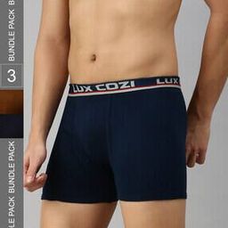 lux cozi Pack of 3 Trunks with Elasticated Waistband-picture-45
