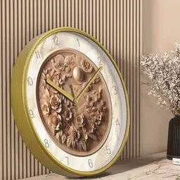 random 12 Inch Embossed Dial Wall Clock-picture-14