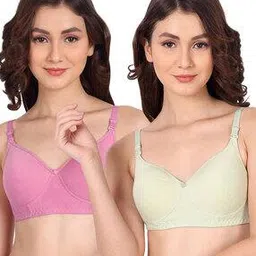 Women Pack of 2 Full-Coverage Lightly-Padded Bras-image-40