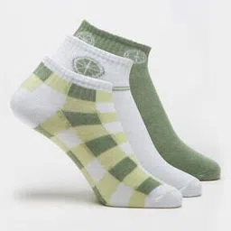 Pack of 3 Printed Ankle-Length Socks-image-60