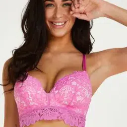 hunkemoller Shiloh Lightly Padded Moulded Demi Lace Bra-picture-27