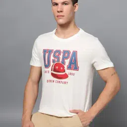 u.s. polo assn. Men Brand Print Slim Fit Crew-Neck T-Shirt image 1