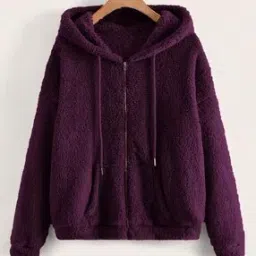 Women Regular FIt Zip-Front Hoodie-image-91