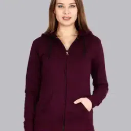 picpok  Women Regular Fit Zip Front Hoodie-picture-17
