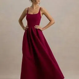 Women Fit and Flare Dress-image-75