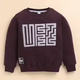 giniekids Boys Graphic Print Regular Fit Sweatshirt-picture-10