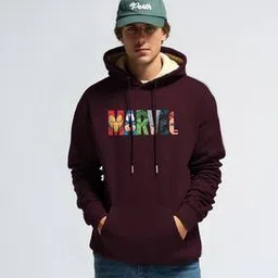 buda jeans co Men Regular Fit Typographic Hoodie-picture-17