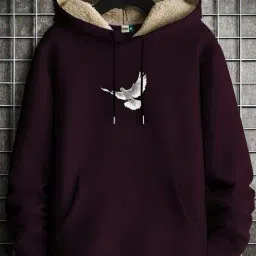 buda jeans co Men Typographic Print Regular Fit Hoodie image 1