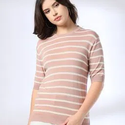 fig Women Striped Slim Fit Sweater-picture-27