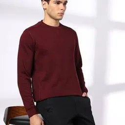 netplay Men Regular Fit Crew-Neck Sweatshirt-picture-34