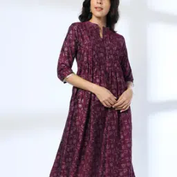 avaasa mix n' match Women Flared A-Line Kurta-picture-43