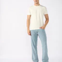 gas Men Heavily Washed Regular Straight Jeans image 1