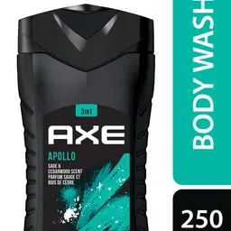 AXE Men Apollo 3-In-1 Face Hair & Body Wash with Long-Lasting Fragrance - 250ml image 3