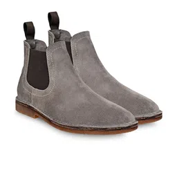 HX London Men Mid-Top Suede Chelsea Boots-picture-19