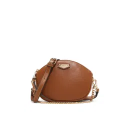 Aldo Abinger Tan Womens Cross Body Bag with Detachable Strap and Handle-image-4