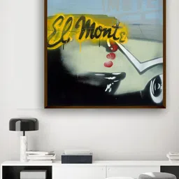 The Art House Black & Yellow Abstract Painting Wall Art-picture-26