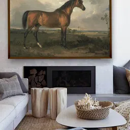 The Art House Brown Horse Printed Framed Wall Painting-picture-20