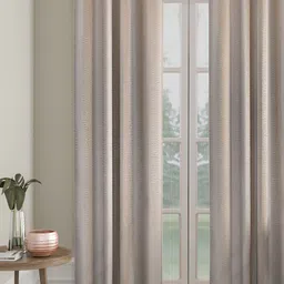 HOSTA HOMES Cream-Coloured Black Out Long Door Curtain-picture-16