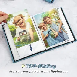Even Photo Album Book, Album for photos collection, 4 inch x 6 inch (10 x 15 Cm) size Photo collection album with taxture and design on Cover (100 PHOTO SPACE) (love & dream) image 5