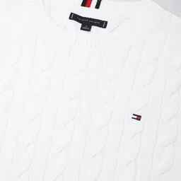 Tommy Hilfiger Men Cotton Cable Knit Pullover image 2