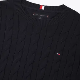 Tommy Hilfiger Men Cable Knit Cotton Pullover image 2