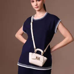 Kazo Off White Zibi Mini Sling Bag (XS)-image-58