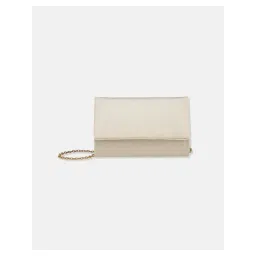 fabindia fashion Fabindia Off White Silk Blend Clutch (Small) image 3