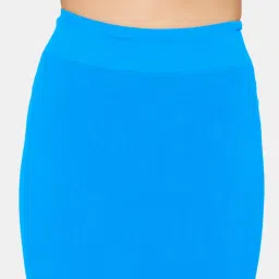 Zivame Seamless All Day Mermaid Saree Shapewear With Removable Drawcord - Blue image 5