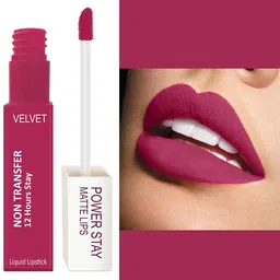 FORFOR Powerstay Set Of 3 Liquid Matte Lipsticks - Pink Blush, Cocoa Brown, Sandy Nude image 4