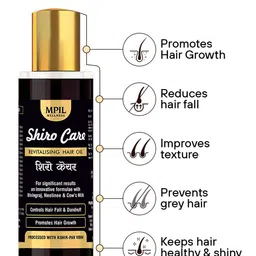 MPIL WELLNESS Set Of 2 Shiro Care Hair Oil With Bhringraj - 100ml Each image 2