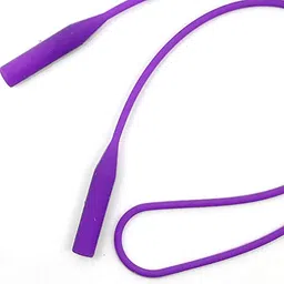 saz dekor Silicone Eyeglasses Strap Glasses Sunglasses Sports Band Cord Holder Purple|Sunglass For Woman With Storage Box, Trending, Stylish & Durable Sunglasses, Lightweight Large Frame for Woman| image 3