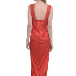 keoti New Satin Designcolor Nightdress Nighty for Women & Girls- Pack of 2 image 5