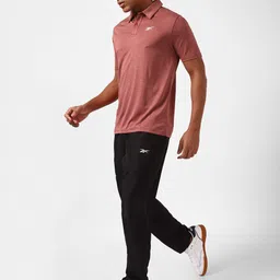 Reebok Printed Slim-Fit Ess Polo Collar T-Shirt image 5