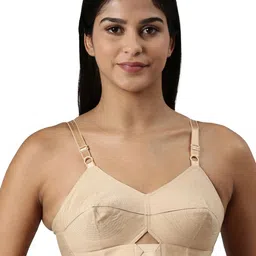 BLOSSOM Full Coverage Non Padded Double Layered Cotton Everyday Bra - All Day Comfort image 1