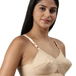 BLOSSOM Full Coverage Non Padded Double Layered Cotton Everyday Bra - All Day Comfort image 2