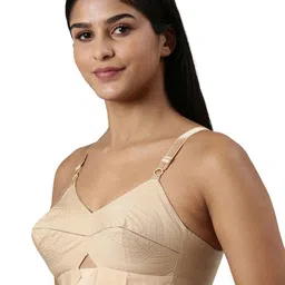 BLOSSOM Full Coverage Non Padded Double Layered Cotton Everyday Bra - All Day Comfort image 3