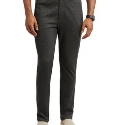jockey IM06 Men's Super Combed Cotton Rich Elastane Stretch Slim Fit Mid Rise Solid All Day Pants with Pockets image 1