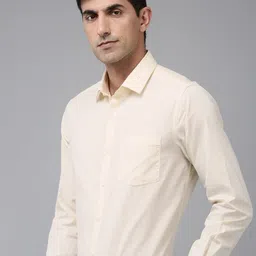 Arrow Manhattan Slim Fit Geometric Self Design Pure Cotton Formal Shirt-picture-21