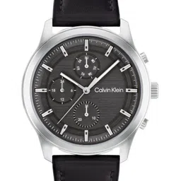 Calvin Klein Men Sport Dial & Leather Straps Analogue Multi Function Watch 25200211-picture-28