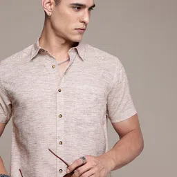 The Roadster Lifestyle Co. Men Printed Cotton Linen Casual Shirt-picture-16