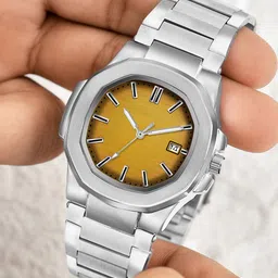 Shocknshop Men Dial & Stainless Steel Straps Analogue Multi Function Watch MT805 image 2