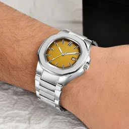 Shocknshop Men Dial & Stainless Steel Straps Analogue Multi Function Watch MT805 image 5