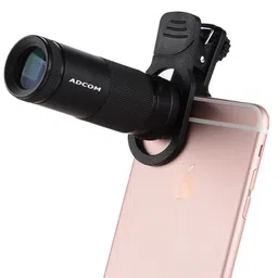 Adcom 8X Pro Telephoto Monocular Zoom Mobile Phone Camera Lens with Background Blur/Bokeh Effect - Compatible with All iPhone & Android Smartphones image 1