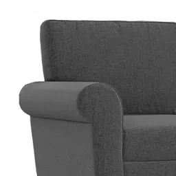 urban ladder create Oxford 2 Seater Fabric Sofa in Steel Grey Colour image 3