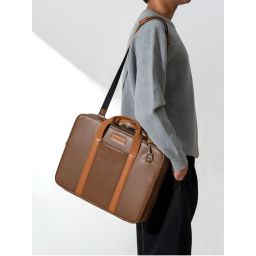 DailyObjects Walnut Brown Urban Classic Laptop Bag (M)-picture-45