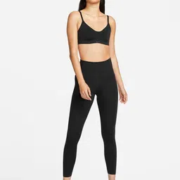 Nike Solid Lightly Padded DRI FIT Bra image 3