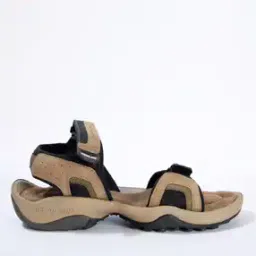 woodland Textured Strappy Casual Sandals with Velcro Fastening-picture-24