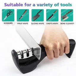 KNIFEPLANET Knife Sharpener Sharpener Tool Advanced Knife Sharpener for Kitchen, Rod Knife Sharpner Knives Sharpening Tool for Steel Knives,Knife sharpner Rod image 5
