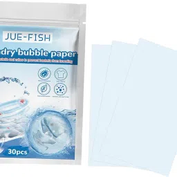 ZOOMELLA 30 Wash Paper Sheets Soap Softener for Washing Machine Cleaning Home & Garden | Household Supplies & Cleaning | Laundry Supplies | Other Laundry Supplies image 3