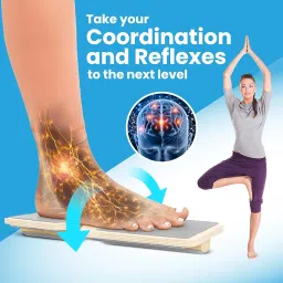 Single Leg Foot Board - Ankle & Foot Exerciser Strengthener, Physical Therapy for Sprained Ankles, Balance Board, Stretcher for Plantar Fasciitis (Gray)) image 4